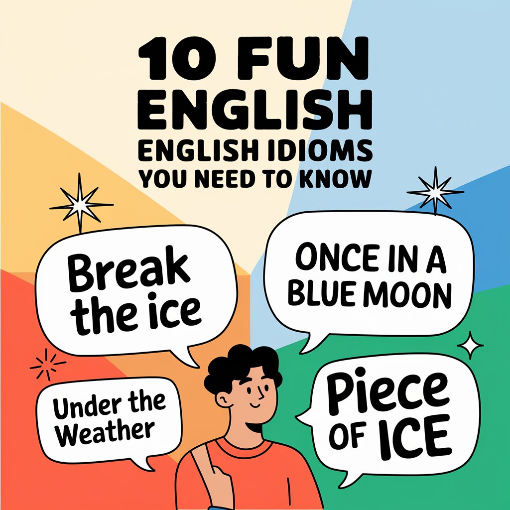 fun english idioms